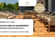 Napfényvédelem a női arcon - Június 25. 18:00