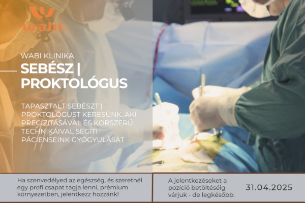 Sebész (Általános sebész és proktológus)