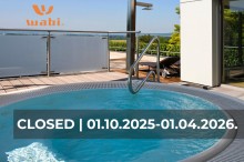  A kültéri pezsgőfürdőnk 2025. október 1-től pihenőre vonul 