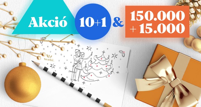 Karácsonyi utalvány AKCIÓ a WABI Shopban