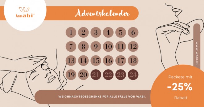 Der Wabi-Adventskalender wieder hier!